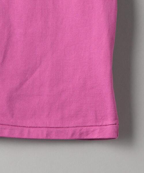 COOME（コーメ）の「＜COOME＞ロゴ刺繍 ショートスリーブ Tシャツ（Tシャツ/カットソー・レディース・ホワイト/パープル・M）」の15枚目の写真