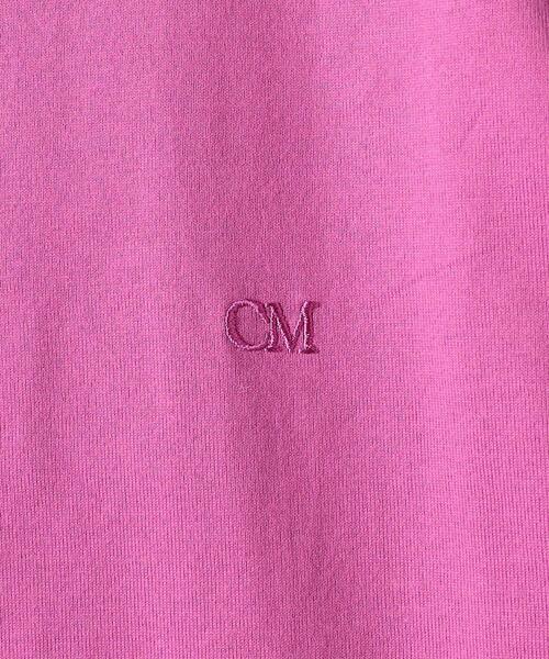 COOME（コーメ）の「＜COOME＞ロゴ刺繍 ショートスリーブ Tシャツ（Tシャツ/カットソー・レディース・ホワイト/パープル・M）」の16枚目の写真