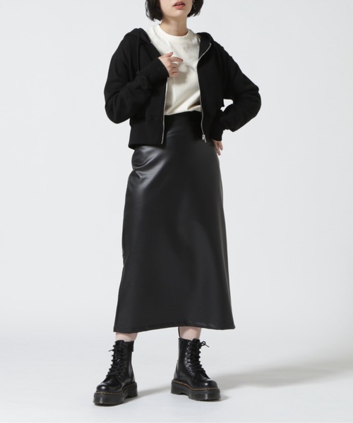 L.H.P(エルエイチピー)の「muter/ミューター/コンパクトジップパーカー(パーカー・レディース・ブラック/グレー・F)」の21枚目の写真