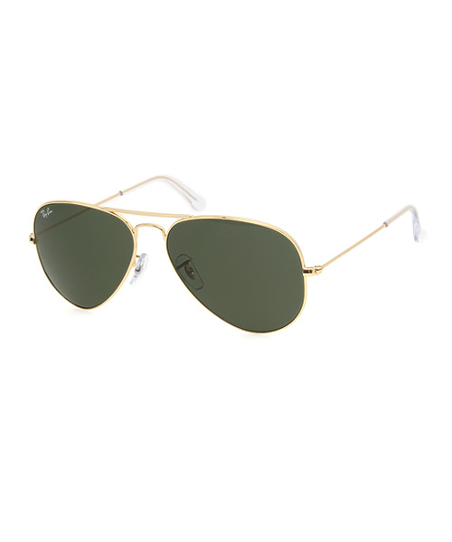 Ray-Ban(レイバン)の「Ray-Ban / Aviator(サングラス・メンズ・ブラック/ブラウン・ONE SIZE)」の2枚目の写真