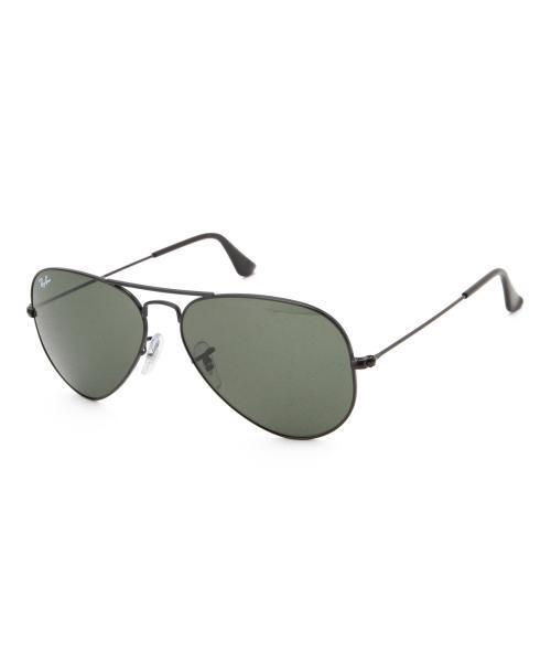 Ray-Ban(レイバン)の「Ray-Ban / Aviator(サングラス・メンズ・ブラック/ブラウン・ONE SIZE)」の3枚目の写真