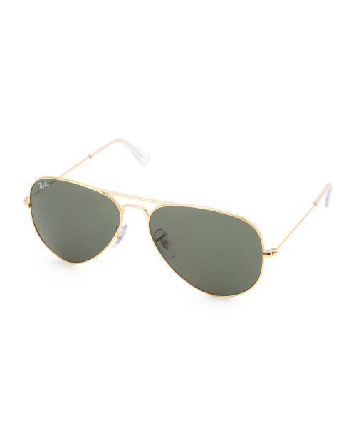 Ray-Ban(レイバン)の「Ray-Ban / Aviator(サングラス・メンズ・ブラック/ブラウン・ONE SIZE)」の4枚目の写真