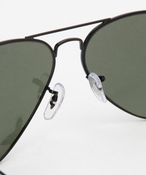 Ray-Ban(レイバン)の「Ray-Ban / Aviator(サングラス・メンズ・ブラック/ブラウン・ONE SIZE)」の8枚目の写真