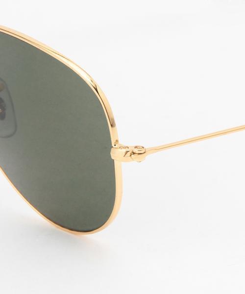 Ray-Ban(レイバン)の「Ray-Ban / Aviator(サングラス・メンズ・ブラック/ブラウン・ONE SIZE)」の9枚目の写真