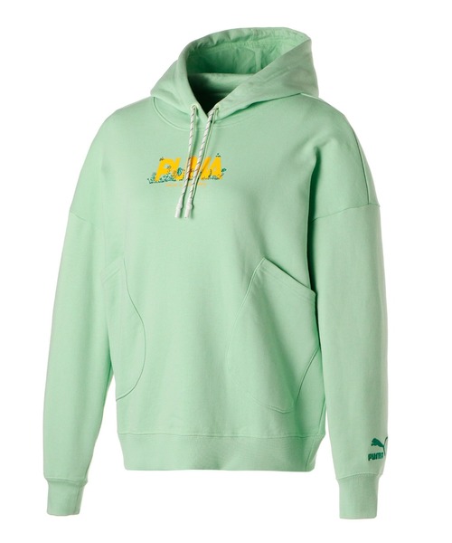 PUMA(プーマ)の「PUMA プーマ ウィメンズ CLASSICS ジョイ グラフィック フーディー(スウェット・レディース・バイオレット/ミント/イエロー系その他/ブラック・MEDIUM/LARGE/SMALL/X-SMALL)」の3枚目の写真