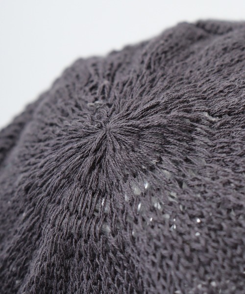 Sense of Grace(センスオブグレース)の「メッシュ編み ドライタッチニット帽(ニットキャップ/ビーニー・メンズ・グレー/ナチュラル/ブラック/カーキオリーブ/ネイビー/ネイビー系/ダークグレー・FREE)」の12枚目の写真