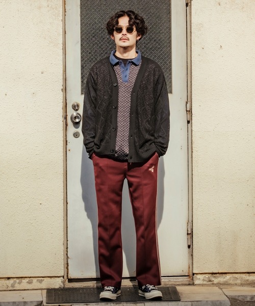 NULL(ヌル)の「【NULL】レース編み カーディガン(カーディガン/ボレロ・メンズ・ブラック/グレイッシュベージュ/グリーン・MEDIUM/LARGE)」の12枚目の写真