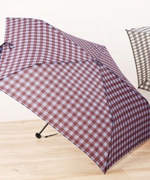 軽量ギンガムチェック折り畳み傘