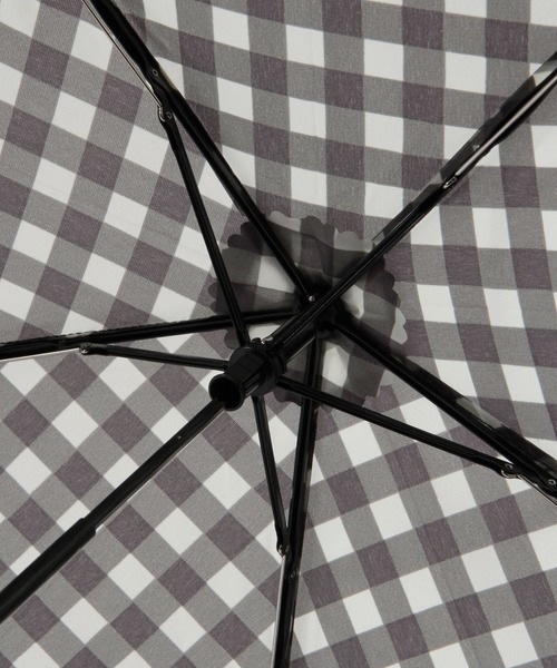 studio CLIP（スタディオクリップ）の「軽量ギンガムチェック折り畳み傘（折りたたみ傘・レディース・ブラウン/ブラック・FREE）」の18枚目の写真