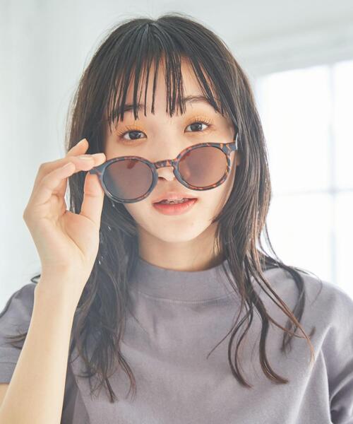 coen(コーエン)の「ボストンファッショングラス(サングラス・レディース・その他1/ブラック/ダークブラウン・FREE)」の11枚目の写真