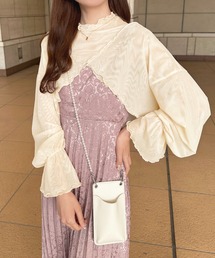 apres jour | キャンディースリーブシアートップス【ZOZOTOWN限定アイテム】(Tシャツ/カットソー)