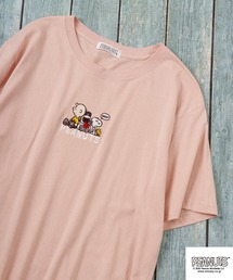 PEANUTS スヌーピー ワンポイント半袖Tシャツ