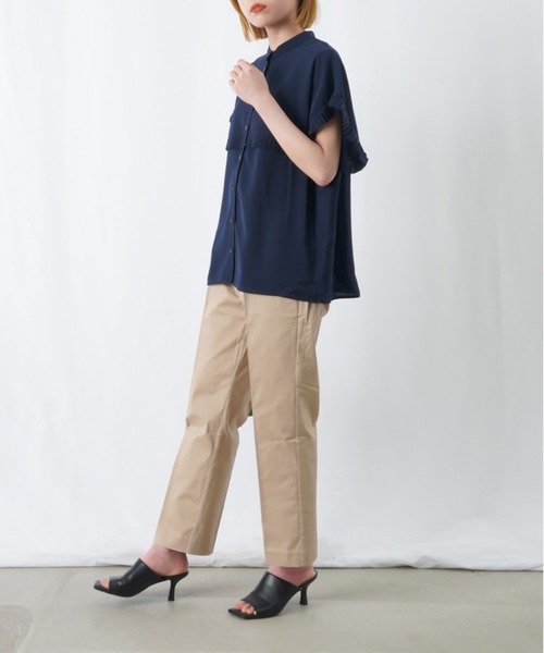 【ルカレディラックルカ】キルティング切替シャツチュニック　黒　中綿 LUCA/LADY LUCK LUCA（ルカ/レディラックルカ）の「LC/LLL