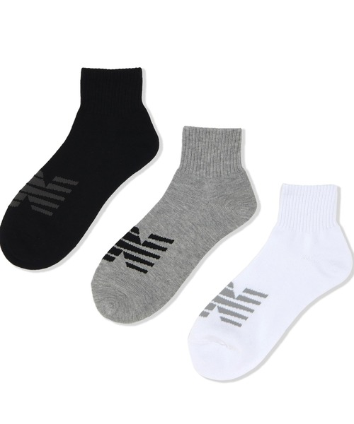 NEW BALANCE（ニューバランス）の「ミッドレングス3Pソックス（ソックス/靴下・メンズ・その他/ブラック/その他8/ホワイト/ホワイト系その他/その他7・MEDIUM/LARGE/X-LARGE）」の5枚目の写真