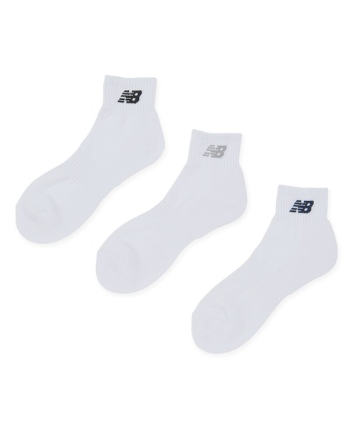 ソックス　3点 ミッドレングス3Pソックス（ソックス/靴下）｜New Balance