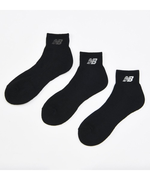 NEW BALANCE（ニューバランス）の「ミッドレングス3Pソックス（ソックス/靴下・メンズ・その他/ブラック/その他8/ホワイト/ホワイト系その他/その他7・MEDIUM/LARGE/X-LARGE）」の3枚目の写真