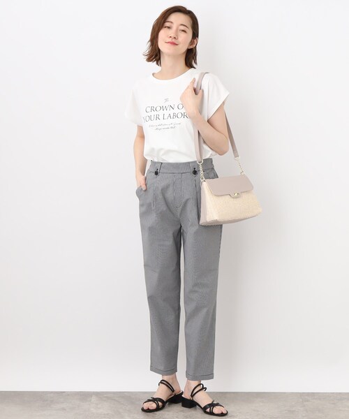 grove（グローブ）の「◆人間工学フラップヒネリPPショルダー（ショルダーバッグ・レディース・ブラック/ライトグレー/ライトブルー/オフホワイト/レモンイエロー/ピンク系・00）」の11枚目の写真