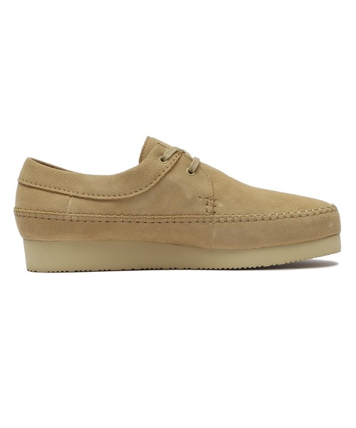 Clarks（クラークス）の「Weaver GTX　26171485（モカシン/デッキシューズ・メンズ・ベージュ・8h/9h/8/7h/9/6h/11/7/10/6）」の2枚目の写真