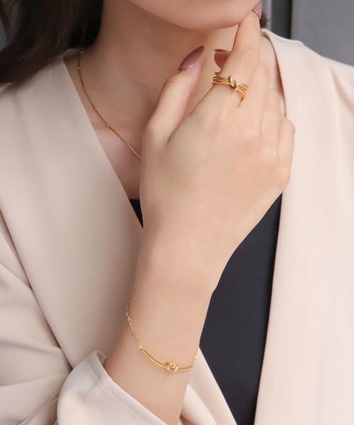 blackdia ocean(ブラックダイヤオーシャン)の「blackdia ocean ツイストブレスレット(ブレスレット・レディース・シルバー/ゴールド/ピンクゴールド・FREE)」の12枚目の写真