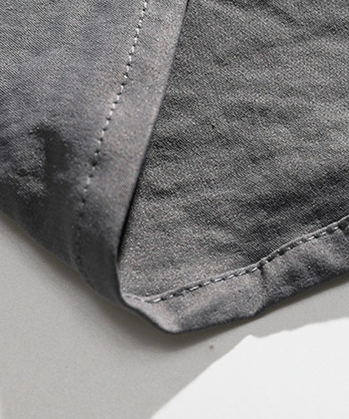 WESTBOY（ウエストボーイ）の「ルーズシルエットハーフスリーブシャツWOK23S2TP07【WB ORIGINALS】（シャツ/ブラウス・メンズ・ブラウン/グレー・M/XL/L）」の13枚目の写真