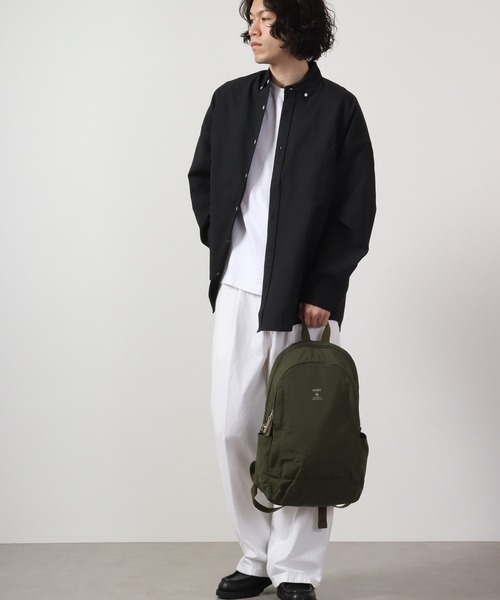 anello（アネロ）の「モイスト10ポケットデイバッグ（バックパック/リュック・メンズ・ブラック/オリーブ・F）」の18枚目の写真