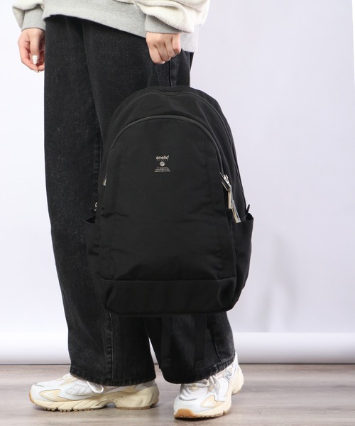 anello（アネロ）の「モイスト10ポケットデイバッグ（バックパック/リュック・メンズ・ブラック/オリーブ・F）」の6枚目の写真