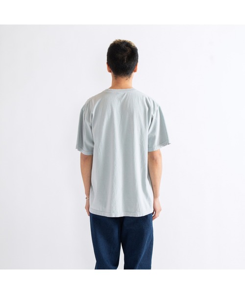 APPLEBUM（アップルバム）の「Vintage Overdye T-shirt（Tシャツ/カットソー・メンズ・ライトグレー/ブラック/アッシュグレー・LARGE/X-LARGE/XX-LARGE/MEDIUM/SMALL）」の5枚目の写真