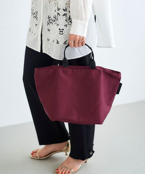 le.coeur blanc（ルクールブラン）の「ナイロントートバッグ（トートバッグ・レディース・ネイビー/ブラウン/ボルドー・FREE）」の16枚目の写真