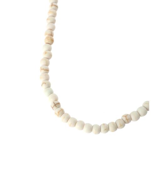 AMERICAN HOLIC（アメリカンホリック）の「ナチュラルストーンネックレス（ネックレス・レディース・ブラウン/アイボリー・FREE）」の4枚目の写真