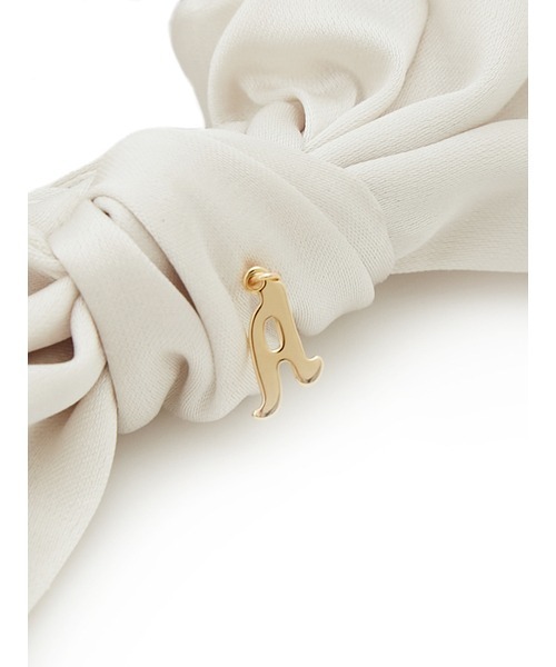 SNIDEL HOME（スナイデルホーム）の「イニシャルチャームリボンシュシュ（シュシュ・レディース・その他/A/E/H/K/M/R/S/Y・FREE）」の16枚目の写真