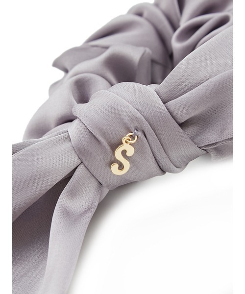 SNIDEL HOME（スナイデルホーム）の「イニシャルチャームリボンシュシュ（シュシュ・レディース・その他/A/E/H/K/M/R/S/Y・FREE）」の22枚目の写真