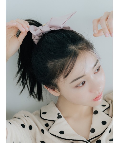 SNIDEL HOME（スナイデルホーム）の「イニシャルチャームリボンシュシュ（シュシュ・レディース・その他/A/E/H/K/M/R/S/Y・FREE）」の10枚目の写真