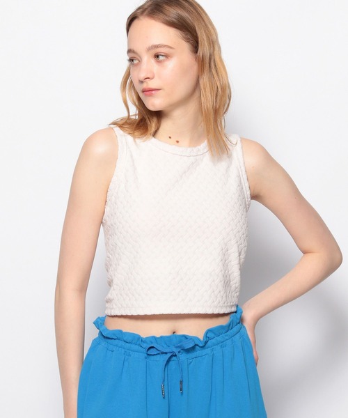 FOREVER 21(フォーエバー トゥエンティーワン)の「パイルジャガードカップ付きアメスリタンク(タンクトップ・レディース・グレー系その他7/ブラウン系その他4/イエロー系その他2/ピンク系その他5/ホワイト・SMALL/MEDIUM)」の2枚目の写真