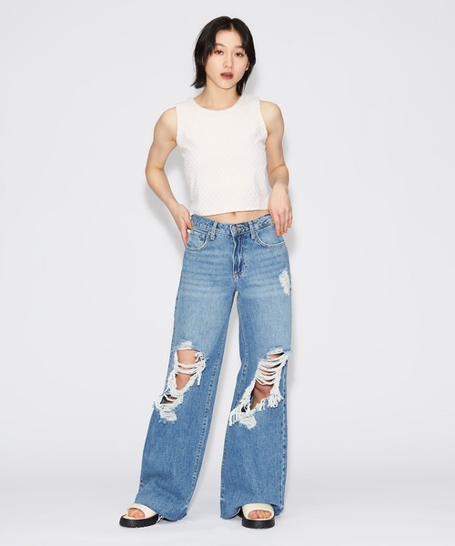 FOREVER 21(フォーエバー トゥエンティーワン)の「パイルジャガードカップ付きアメスリタンク(タンクトップ・レディース・グレー系その他7/ブラウン系その他4/イエロー系その他2/ピンク系その他5/ホワイト・SMALL/MEDIUM)」の6枚目の写真