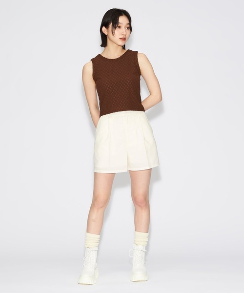 FOREVER 21(フォーエバー トゥエンティーワン)の「パイルジャガードカップ付きアメスリタンク(タンクトップ・レディース・グレー系その他7/ブラウン系その他4/イエロー系その他2/ピンク系その他5/ホワイト・SMALL/MEDIUM)」の12枚目の写真