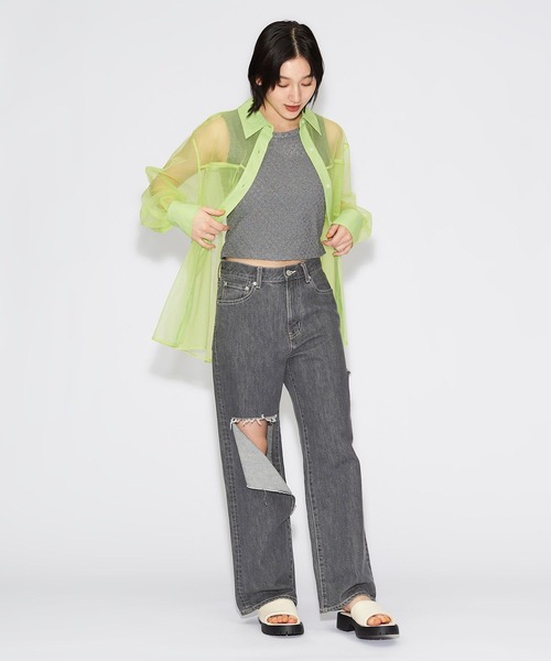 FOREVER 21(フォーエバー トゥエンティーワン)の「パイルジャガードカップ付きアメスリタンク(タンクトップ・レディース・グレー系その他7/ブラウン系その他4/イエロー系その他2/ピンク系その他5/ホワイト・SMALL/MEDIUM)」の8枚目の写真
