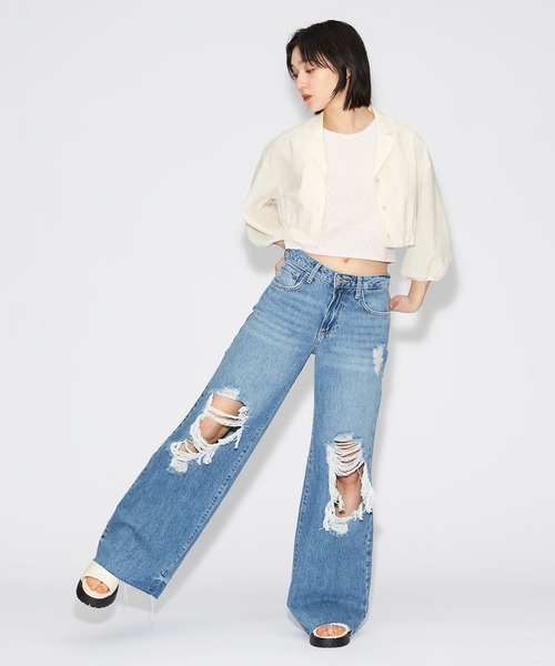 FOREVER 21(フォーエバー トゥエンティーワン)の「パイルジャガードカップ付きアメスリタンク(タンクトップ・レディース・グレー系その他7/ブラウン系その他4/イエロー系その他2/ピンク系その他5/ホワイト・SMALL/MEDIUM)」の7枚目の写真