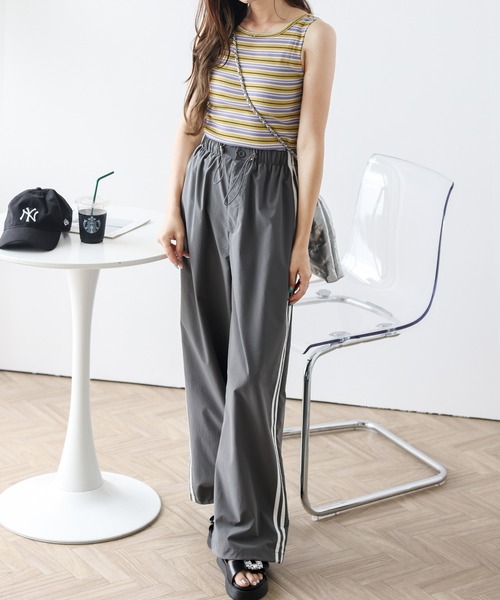 AMELY（エミリー）の「2wayリブタンクトップス（タンクトップ・レディース・ブラウン系その他/グリーン系その他/ブルー系その他/イエロー系その他・フリー）」の7枚目の写真