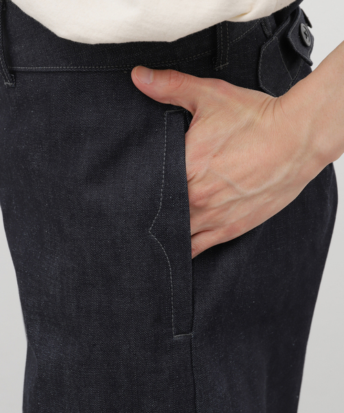 JOURNAL STANDARD J.S HOMESTEAD(ジャーナルスタンダードホームステッド)の「【J.S.Homestead】HIGH BACK TROUSERS(デニムパンツ・メンズ・ネイビー・MEDIUM/LARGE)」の10枚目の写真