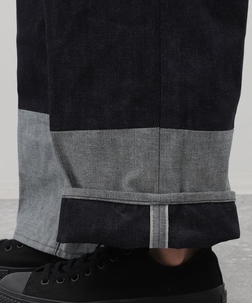 JOURNAL STANDARD J.S HOMESTEAD(ジャーナルスタンダードホームステッド)の「【J.S.Homestead】HIGH BACK TROUSERS(デニムパンツ・メンズ・ネイビー・MEDIUM/LARGE)」の13枚目の写真