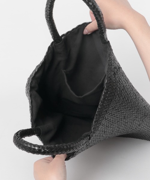 URBAN RESEARCH DOORS（アーバンリサーチドアーズ）の「シーグラス スクエアバッグ（トートバッグ・メンズ・ブラック/ブラウン・-）」の7枚目の写真