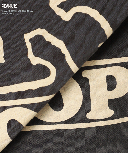 PEANUTS（ピーナッツ）の「【PEANUTS × SPORTS WEAR by relume】別注 プリントTシャツ（Tシャツ/カットソー・メンズ・ブラック系その他/アイボリー/モスグリーン/バーガンディー・MEDIUM/LARGE/X-LARGE）」の9枚目の写真