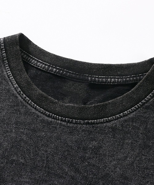 NOWLE(ノウル)の「【NOWLE】ユーズド加工 プリント スミクロ 半袖 ティシャツ(Tシャツ/カットソー・メンズ・ブラック/ブラック系1・MEDIUM/LARGE/X-LARGE)」の19枚目の写真