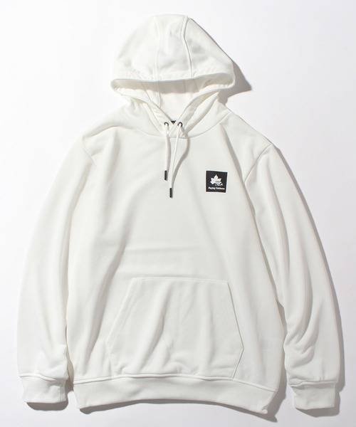 LOGOS park（ロゴスパーク）の「【LOGOS Park/ロゴスパーク】裏毛 ボックスロゴ プルオーバーパーカー（パーカー・メンズ・ネイビー/カーキ/ブラック/ダークベージュ/ホワイト/グレー/ワイン・LL/M/L）」の2枚目の写真