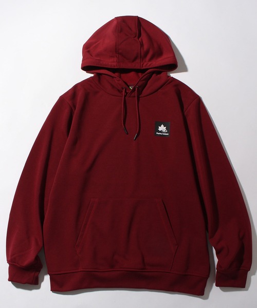 LOGOS park（ロゴスパーク）の「【LOGOS Park/ロゴスパーク】裏毛 ボックスロゴ プルオーバーパーカー（パーカー・メンズ・ネイビー/カーキ/ブラック/ダークベージュ/ホワイト/グレー/ワイン・LL/M/L）」の7枚目の写真