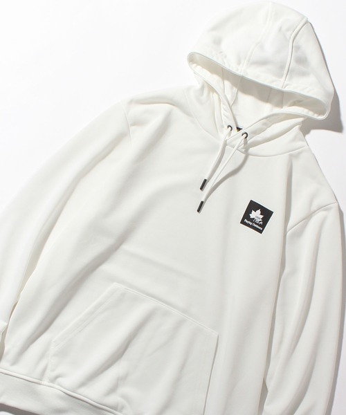 LOGOS park（ロゴスパーク）の「【LOGOS Park/ロゴスパーク】裏毛 ボックスロゴ プルオーバーパーカー（パーカー・メンズ・ネイビー/カーキ/ブラック/ダークベージュ/ホワイト/グレー/ワイン・LL/M/L）」の13枚目の写真