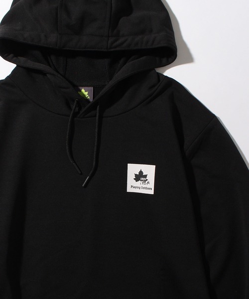 LOGOS park（ロゴスパーク）の「【LOGOS Park/ロゴスパーク】裏毛 ボックスロゴ プルオーバーパーカー（パーカー・メンズ・ネイビー/カーキ/ブラック/ダークベージュ/ホワイト/グレー/ワイン・LL/M/L）」の14枚目の写真