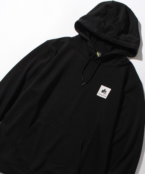 LOGOS park（ロゴスパーク）の「【LOGOS Park/ロゴスパーク】裏毛 ボックスロゴ プルオーバーパーカー（パーカー・メンズ・ネイビー/カーキ/ブラック/ダークベージュ/ホワイト/グレー/ワイン・LL/M/L）」の15枚目の写真