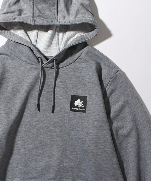 LOGOS park（ロゴスパーク）の「【LOGOS Park/ロゴスパーク】裏毛 ボックスロゴ プルオーバーパーカー（パーカー・メンズ・ネイビー/カーキ/ブラック/ダークベージュ/ホワイト/グレー/ワイン・LL/M/L）」の16枚目の写真