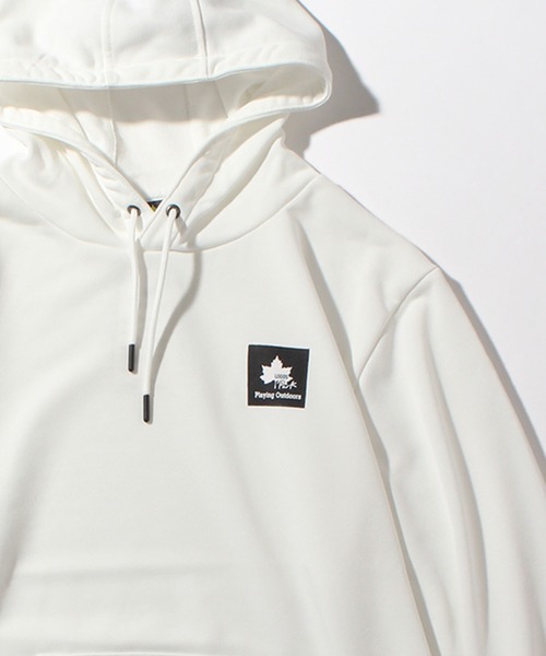 LOGOS park（ロゴスパーク）の「【LOGOS Park/ロゴスパーク】裏毛 ボックスロゴ プルオーバーパーカー（パーカー・メンズ・ネイビー/カーキ/ブラック/ダークベージュ/ホワイト/グレー/ワイン・LL/M/L）」の12枚目の写真